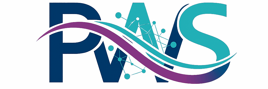 Logo da empresa Portioli web solutions com as inicias PWS.